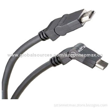 3D Rotating HDMI Cable with Additional Color Spaces